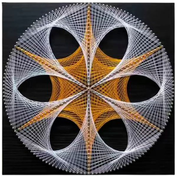 Креативный набор HiStone String Art Искусство DHGG82301 Разноцветный Для девочек, 6+ photo 1