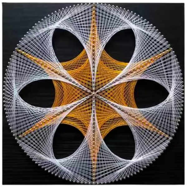 Креативный набор HiStone String Art Искусство DHGG82301 Разноцветный Для девочек, 6+ photo 1