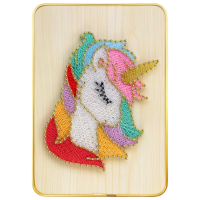 Креативный набор HiStone String Art Unicorn DHACE28033 Разноцветный Для девочек, 6+