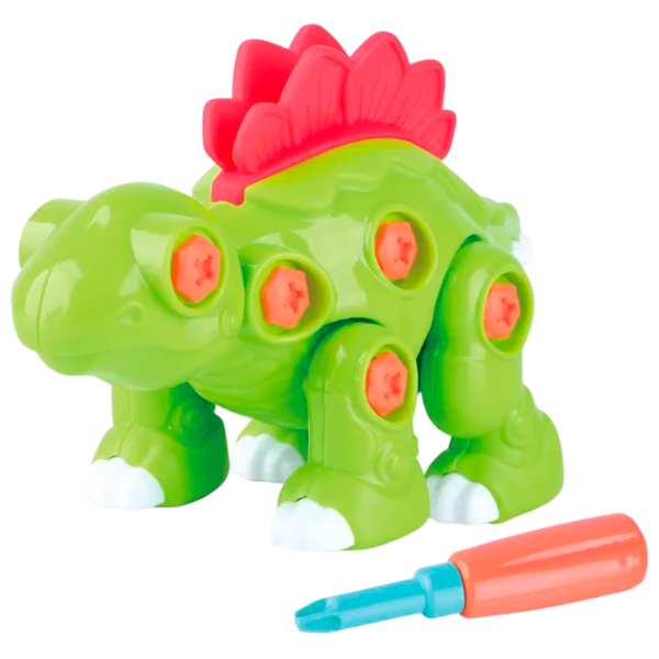 Конструктор PlayGo Build a Dino-Stegasaurus Зеленый Количество деталей 5, 3+ photo 1