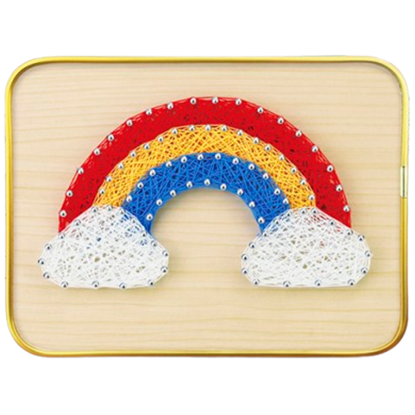 Креативный набор HiStone String Art Curcubeu 28020 Разноцветный Для девочек, 6+ photo 1