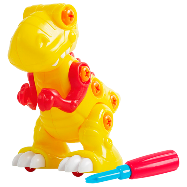 Конструктор PlayGo Build a Dino-T-Rex Желтый Количество деталей 5, 3+ photo 1