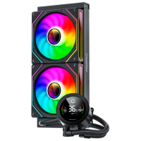 Жидкостное охлаждение Gamemax IceBurg 240 Digital Черный 