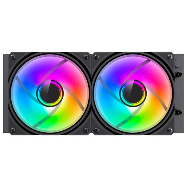 Жидкостное охлаждение Gamemax IceBurg 240 Infinity Черный  photo 2