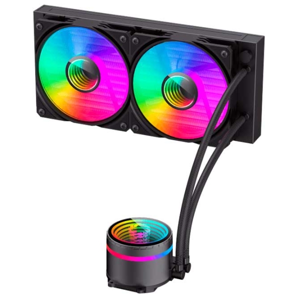 Жидкостное охлаждение Gamemax IceBurg 240 Infinity Черный  photo 3