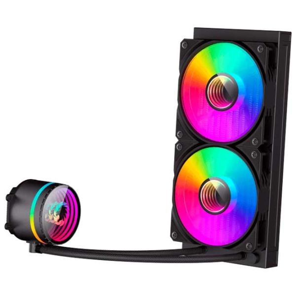 Жидкостное охлаждение Gamemax IceBurg 240 Infinity Черный  photo 4