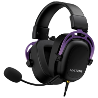 Căști Hator Hypergang 2 Lavanda Cu fir / Gaming / Over the ear