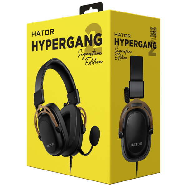 Căști Hator Hypergang 2 Gold Cu fir / Gaming / Over the ear photo 5
