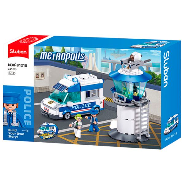 Constructor Sluban Police Blue Numărul de piese 245, 8+ photo 1