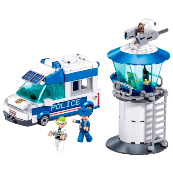 Constructor Sluban Police Blue Numărul de piese 245, 8+ photo 2