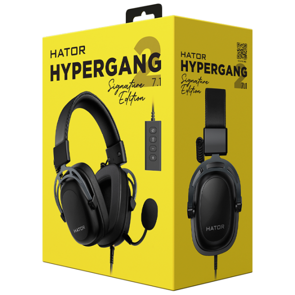 Căști Hator Hypergang 2 USB 7.1 Titanium Cu fir / Gaming / Over the ear photo 5