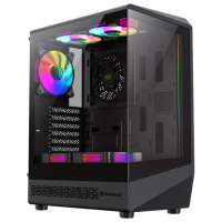 Корпус Gamemax Vista COC AB Черный ITX