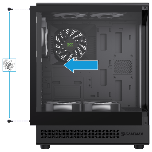 Корпус Gamemax Vista COC AB Черный ITX photo 8