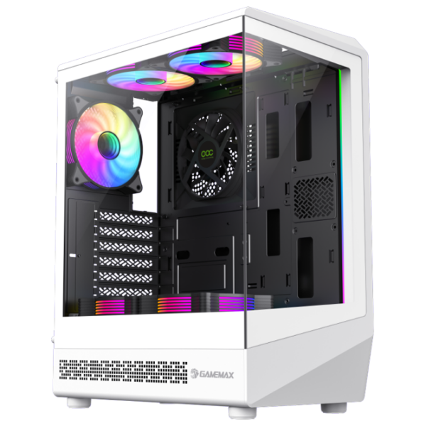 Корпус Gamemax Vista COC AW Белый ITX photo 1