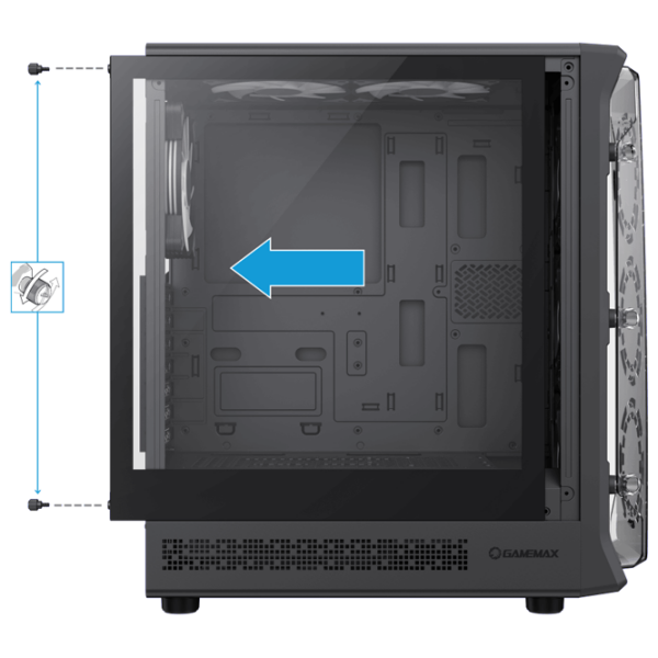 Корпус Gamemax Starlight 2 AB Черный micro ATX photo 9