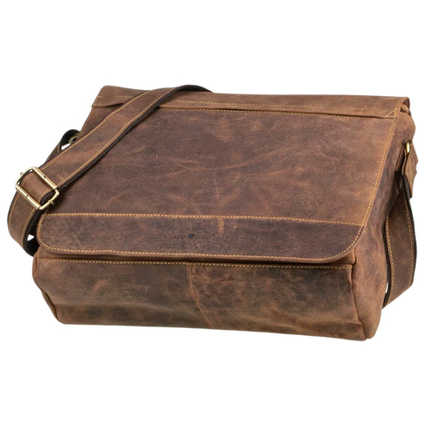 Geantă de umăr Greenburry Messenger Vintage Auriu
Brown  photo 2