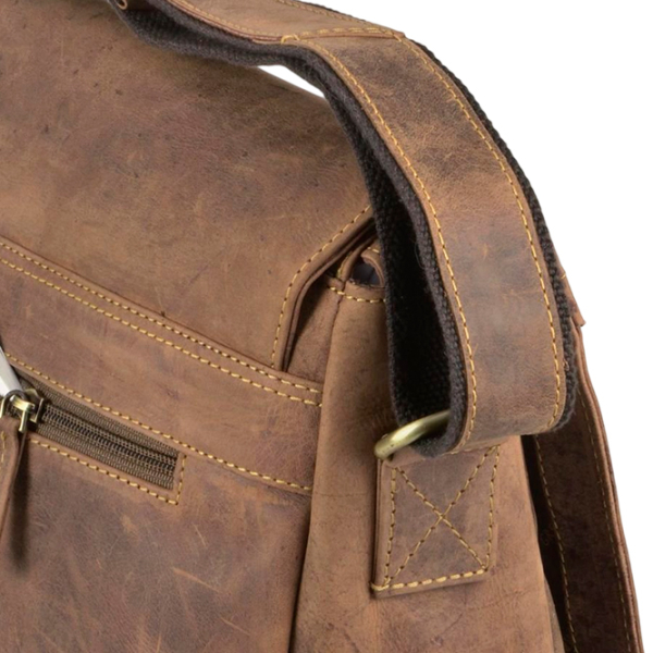 Geantă de umăr Greenburry Messenger Vintage Auriu
Brown  photo 5