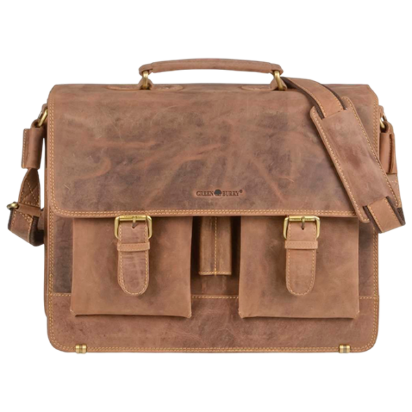 Geantă de mână Greenburry Vintage 15.4" Auriu
Brown  photo 1
