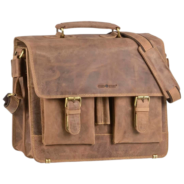 Geantă de mână Greenburry Vintage 15.4" Auriu
Brown  photo 2