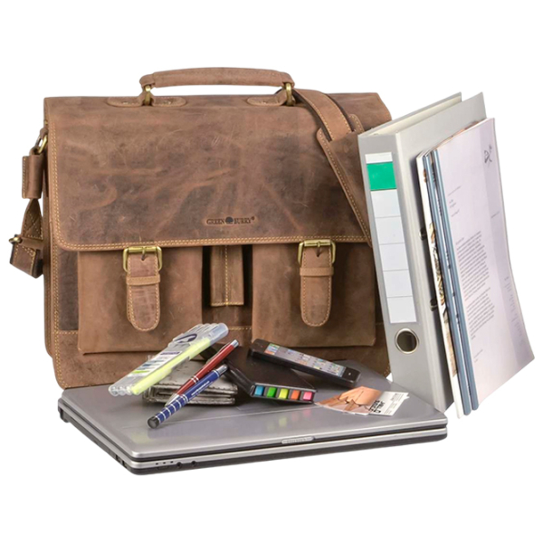Geantă de mână Greenburry Vintage 15.4" Auriu
Brown  photo 3