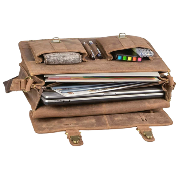 Geantă de mână Greenburry Vintage 15.4" Auriu
Brown  photo 7