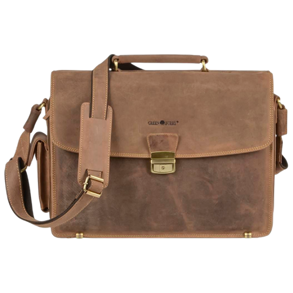 Geantă de mână Greenburry Vintage 15.4" Auriu
Brown  photo 1
