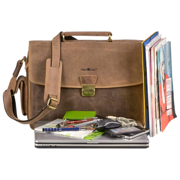 Geantă de mână Greenburry Vintage 15.4" Auriu
Brown  photo 2