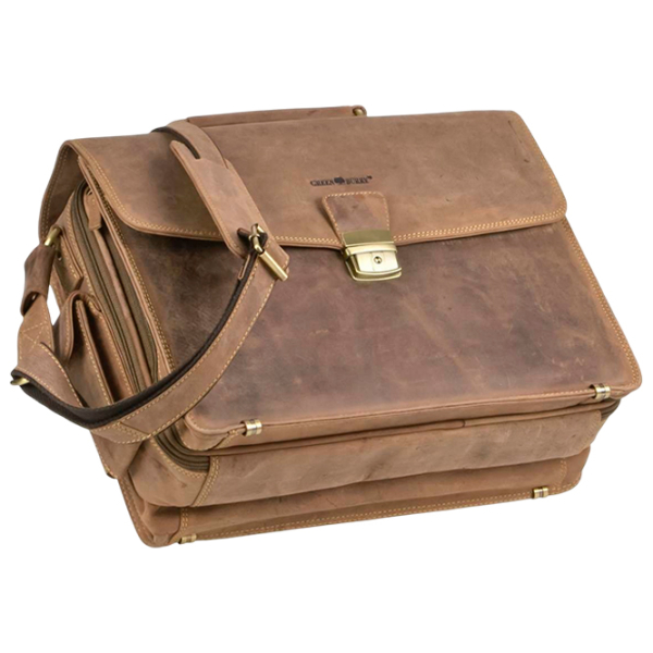Geantă de mână Greenburry Vintage 15.4" Auriu
Brown  photo 4