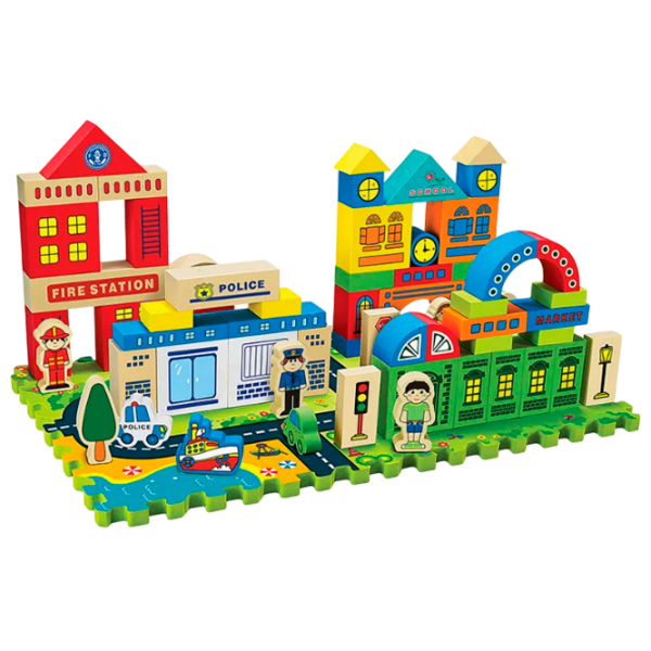 Constructor ChiToys 06509 Multicolor Numărul de piese 108, 3+ photo 1