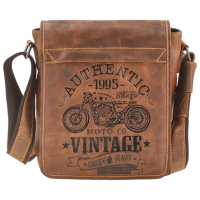 Geantă de umăr Greenburry Cafe Racer Metal
Brown 
