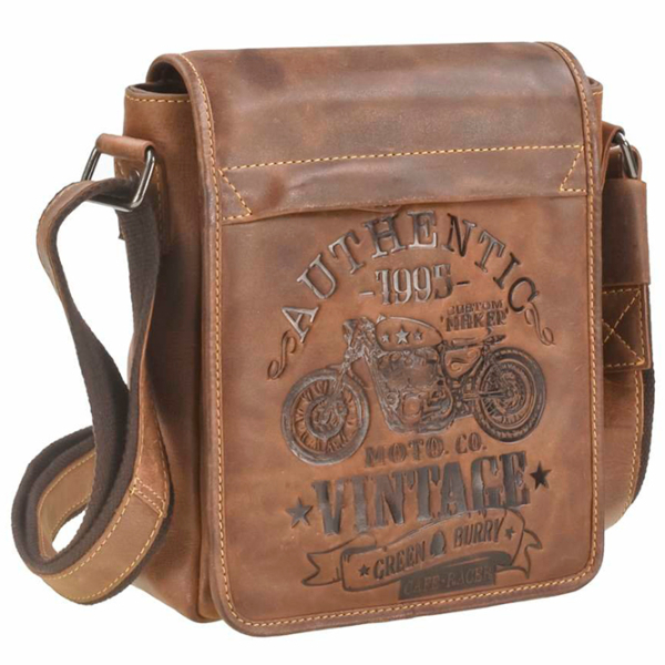 Geantă de umăr Greenburry Cafe Racer Metal
Brown  photo 4