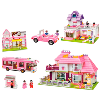 Constructor ChiToys 90567 Pink Numărul de piese 1754, 6+