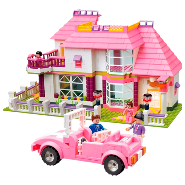 Constructor ChiToys 90567 Pink Numărul de piese 1754, 6+ photo 3