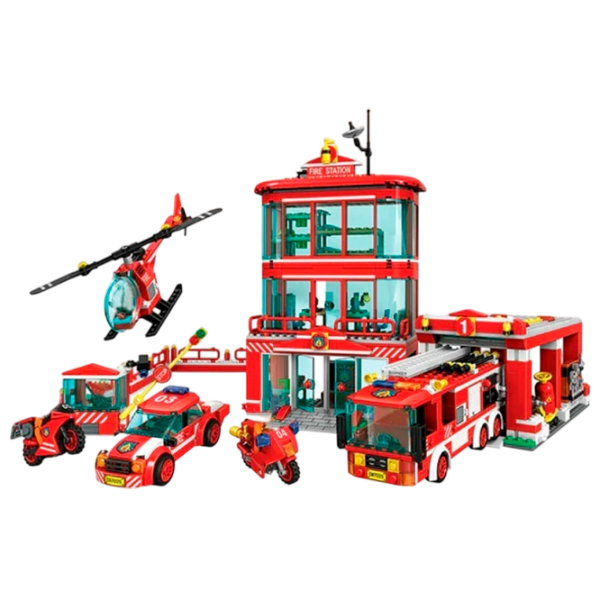 Constructor ChiToys 12365 Red Numărul de piese 969, 6+ photo 1