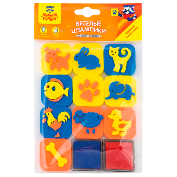 Set de ștampile Multi-Pulti 9371 2000000093710 Multicolor Pentru copii, 3+ photo 1