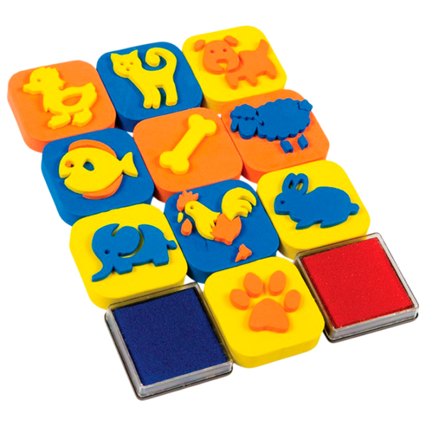 Set de ștampile Multi-Pulti 9371 2000000093710 Multicolor Pentru copii, 3+ photo 2