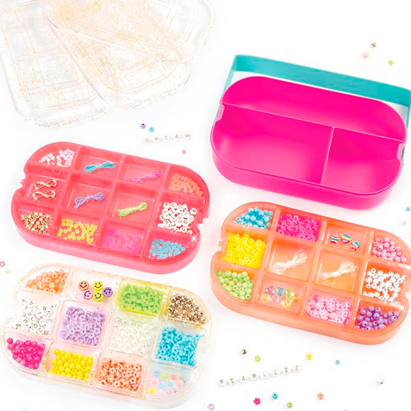 Set de creație Make It Real Beauty and style Beads 2-Go 695929017101 Multicolor Pentru fetițe, 6+ photo 3