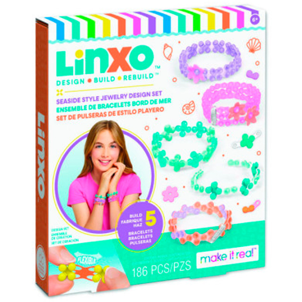 Набор для красоты Make It Real Beauty and style LinXo Jewelry 695929061104 Разноцветный Для девочек, 8+ photo 3