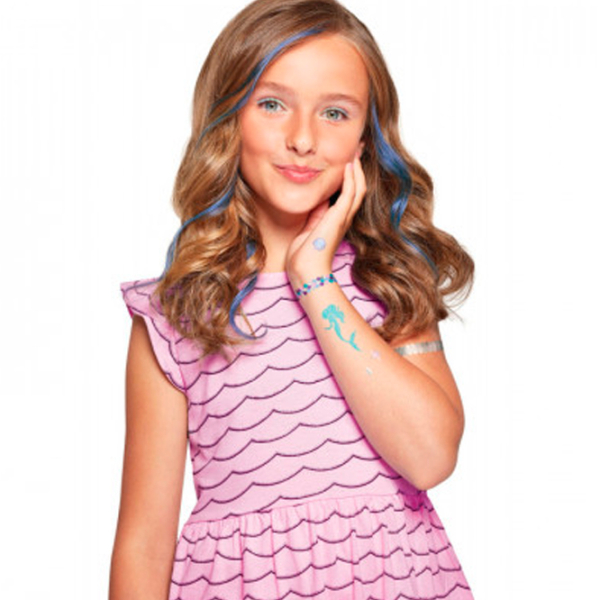Set de frumusețe Make It Real Beauty and style Mega Mermaid Makeover 695929024604 Multicolor Pentru fetițe, 8+ photo 7