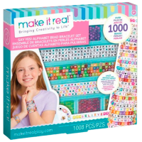 Креативный набор Make It Real Beauty and style Alphabet Bead Kit 695929017422 Разноцветный Для девочек, 8+