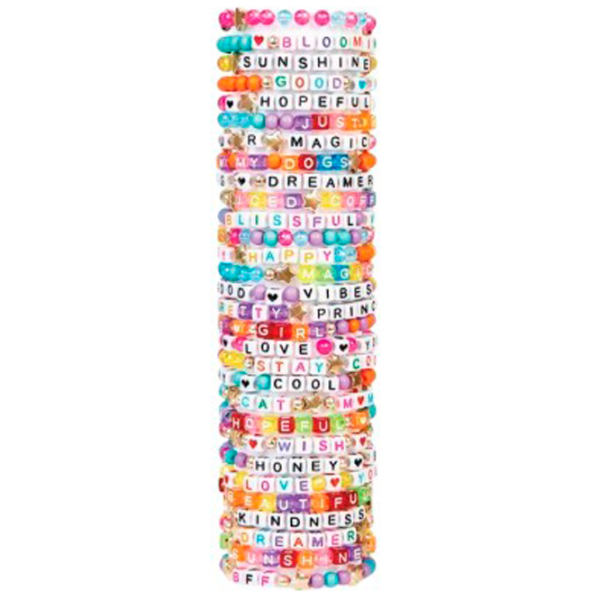 Креативный набор Make It Real Beauty and style Alphabet Bead Kit 695929017422 Разноцветный Для девочек, 8+ photo 4