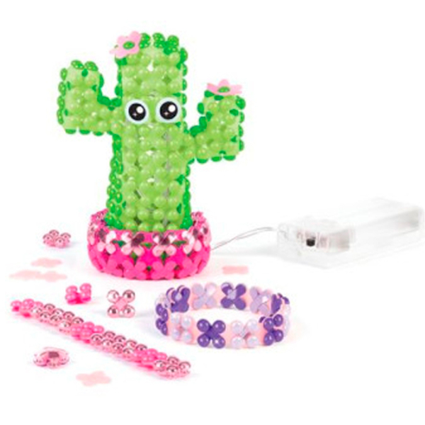 Креативный набор Make It Real Glowing Cactus LinXo Lookin Sharp Light Up Decor 695929061203 Разноцветный Для девочек, 8+ photo 3