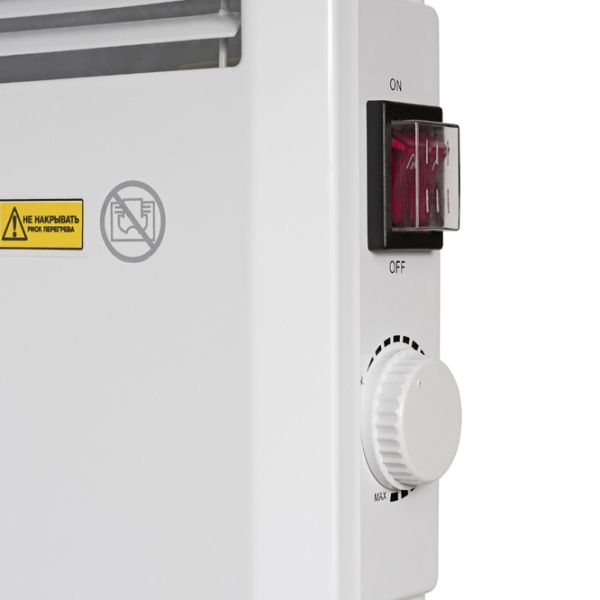 Convector Kamoto CH1500 White 20 m², 1500 W, Mecanic, Pe podea photo 5