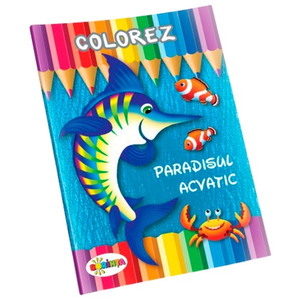 Креативный набор Dorința Colorez Paradis acvatic 9789975431323 Разноцветный Для детей, 4+ photo 1