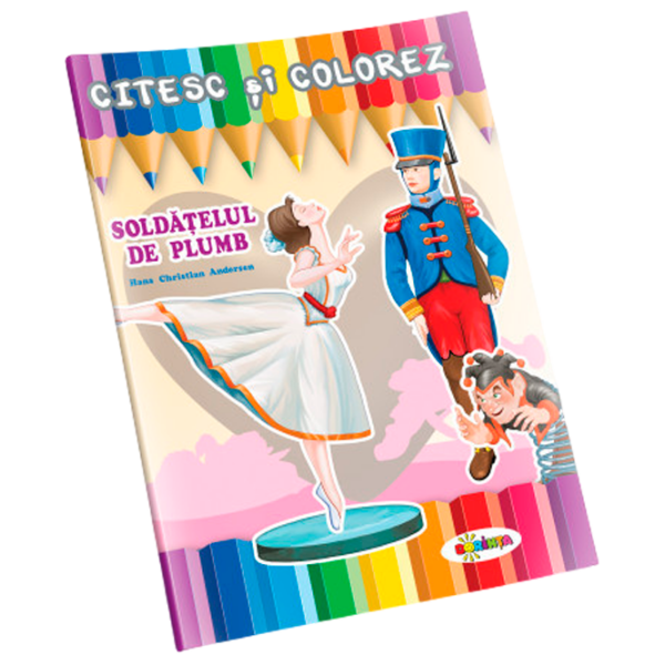 Креативный набор Dorința Citesc și colorez Soldățelul de plumb 9789975130905 Разноцветный Для детей, 4+ photo 1