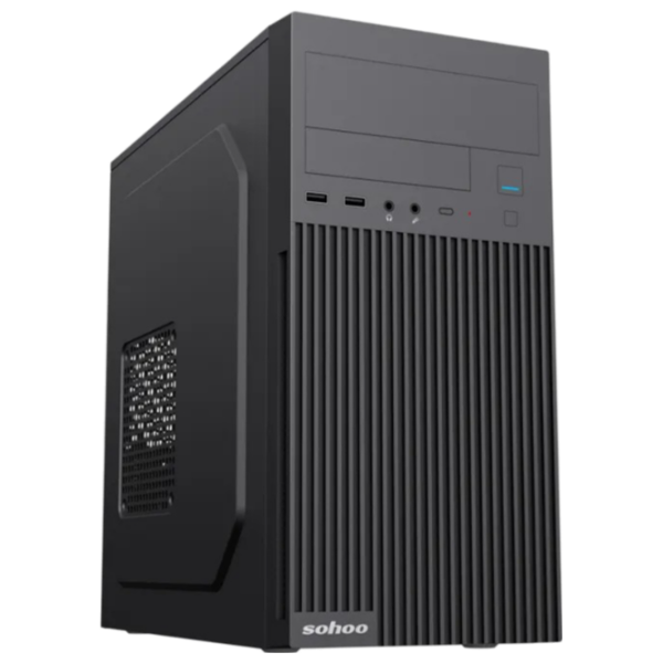 Корпус Sohoo 6521BK Черный micro ATX photo 1