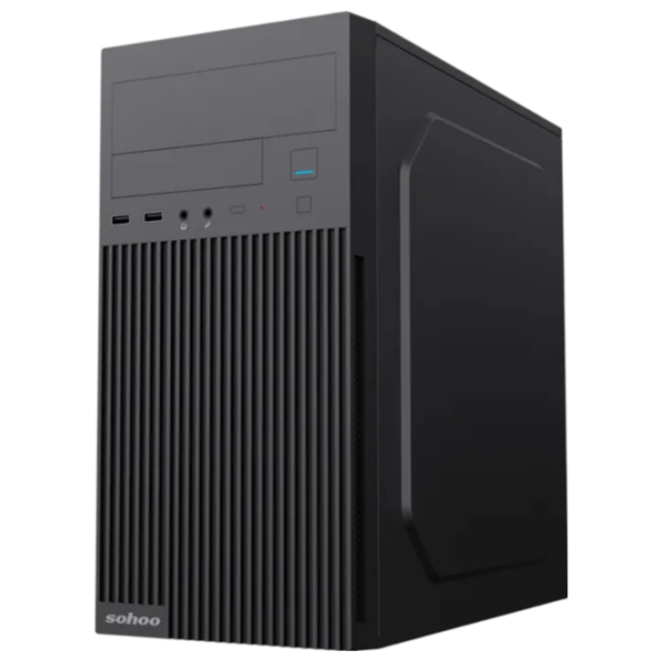 Корпус Sohoo 6521BK Черный micro ATX photo 3
