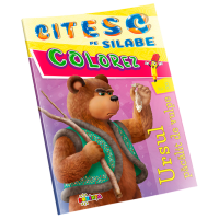 Креативный набор Dorința Citesc pe silabe & Colorez Ursul păcălit de vulpe 9789975156431 Разноцветный Для детей, 4+