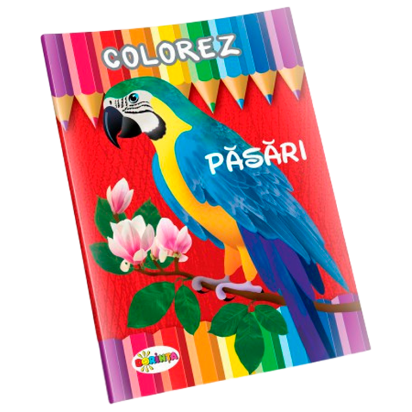 Креативный набор Dorința Colorez Păsări 9789975431392 Разноцветный Для детей, 4+ photo 1