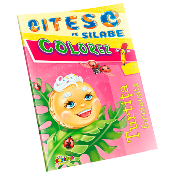 Креативный набор Dorința Citesc pe silabe & Colorez Turtița fermecată 9789975156424 Разноцветный Для детей, 4+ photo 1